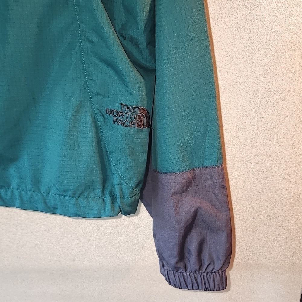 The Northface original Windbreaker Men's Medium Vintage Pullover Half Zip Green - Picture 2 of 10